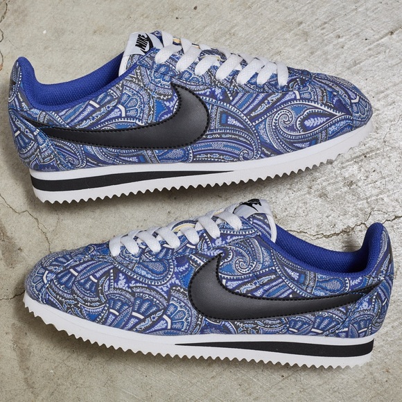 nike cortez blue bandana
